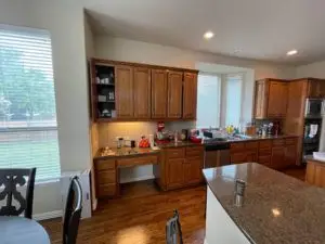 Hardwood Floor Refinish - Before