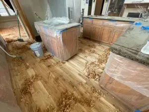Hardwood Floor Refinish - Process