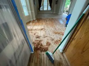 Hardwood Floor Refinish - Process