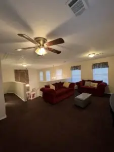 After Ceiling Popcorn Texture Removal and Retexture