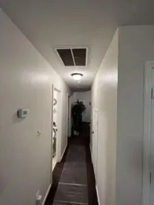 After Ceiling Popcorn Texture Removal and Retexture