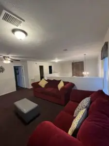 After Ceiling Popcorn Texture Removal and Retexture