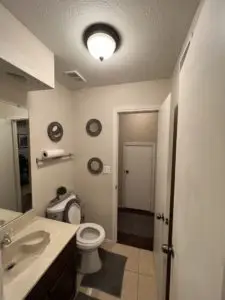 After Ceiling Popcorn Texture Removal and Retexture