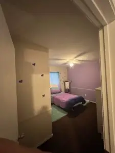 After Ceiling Popcorn Texture Removal and Retexture
