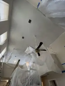 Ceiling Popcorn Texture Removal Process
