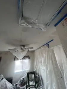 Ceiling Popcorn Texture Removal Process