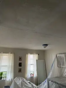 Ceiling Popcorn Texture Removal Process