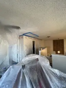 Ceiling Popcorn Texture Removal Process