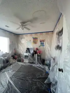 Ceiling Popcorn Texture Removal Process