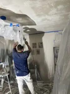 Popcorn Ceiling Removal Texture Replacement in Dallas-Fort Worth