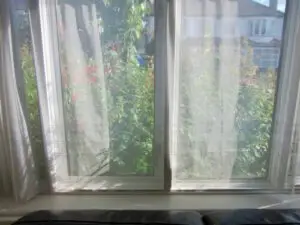 Front Window with Drape