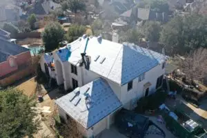 during the total roof repair in Southlake tx