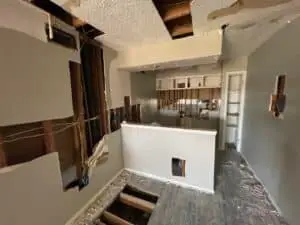 Interior remodel on apartment complex