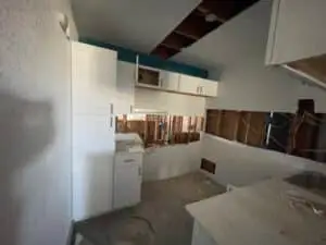 Interior remodel on apartment complex