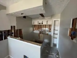 Interior remodel on apartment complex