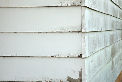 Damaged home siding