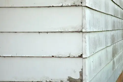 Damaged home siding