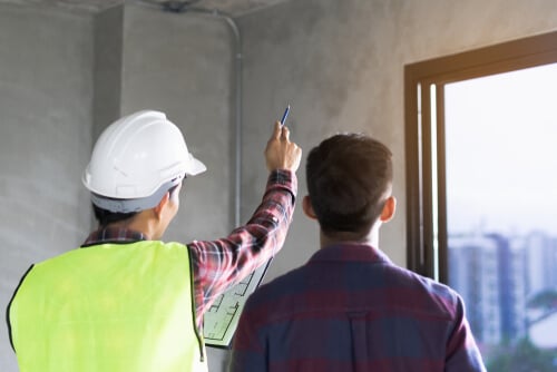 Apartment renovation planning with contractor