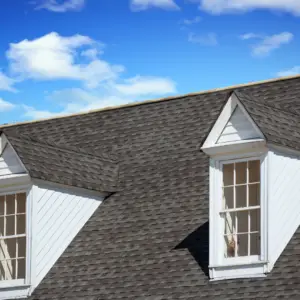 Asphalt Shingles on farmhouse style home