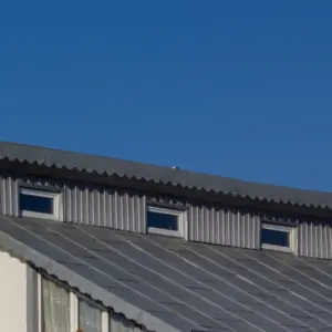 sky lighting on barndominium