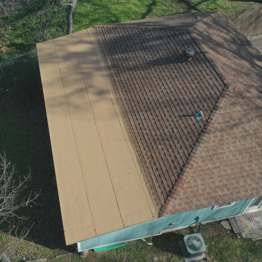 Low Slope Roof repair from wrong roof material
