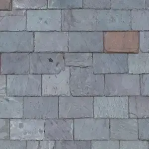 damaged slate tiles