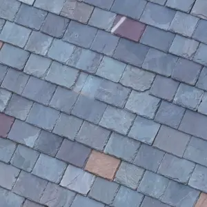 damaged slate tiles