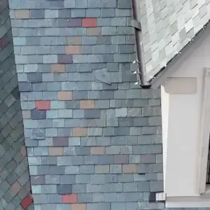 damaged slate tiles