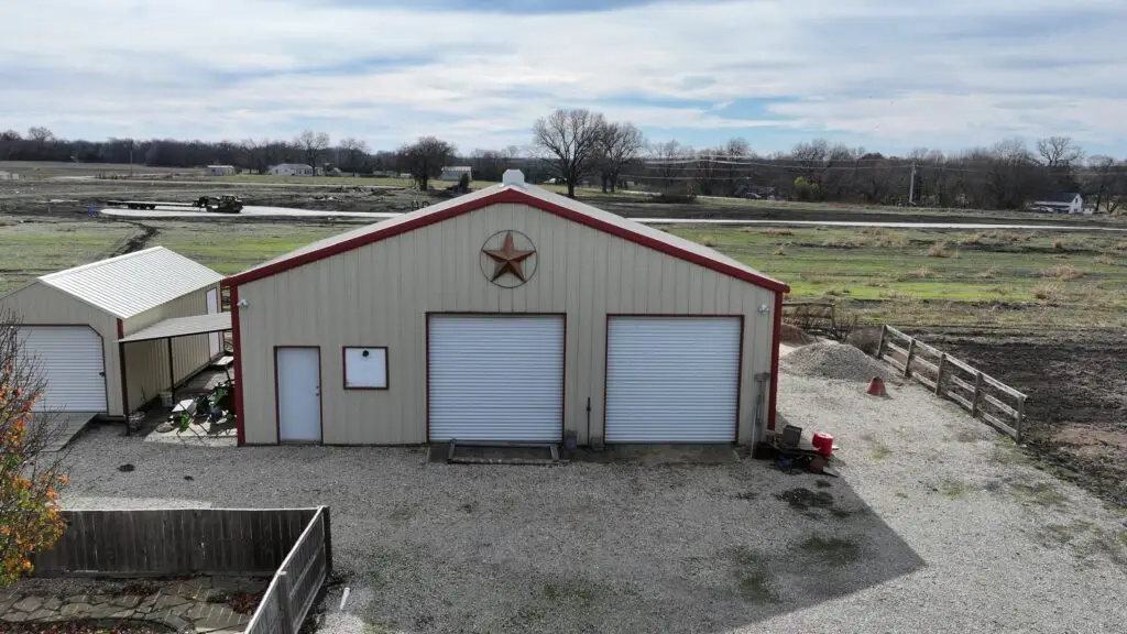 image of metal roof replacement damaged by hail storm