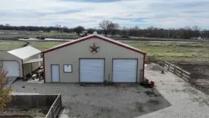 image of metal roof replacement damaged by hail storm