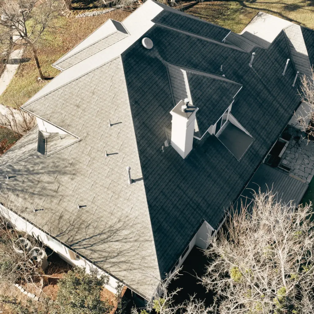 roof of a home in Irving, tx