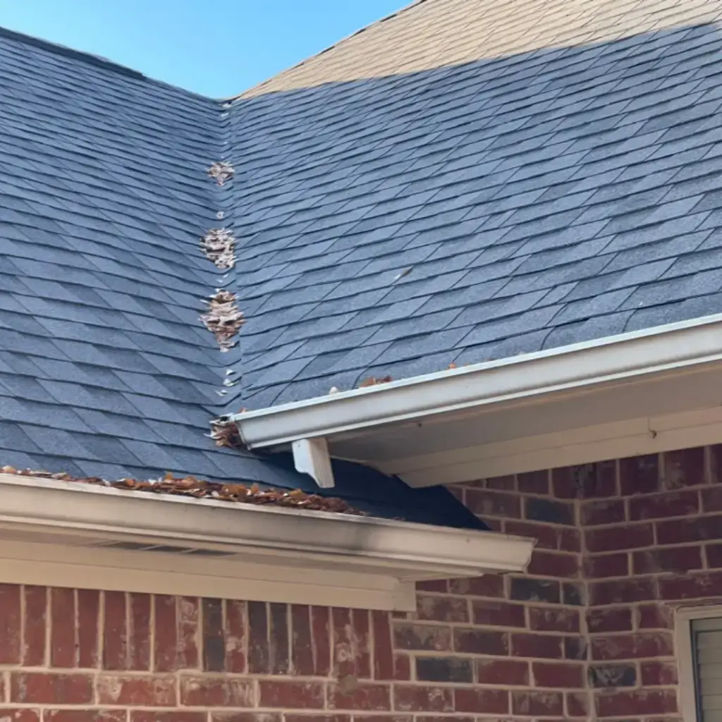gaps in gutters that is causing leaking