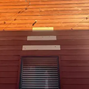 repaired siding
