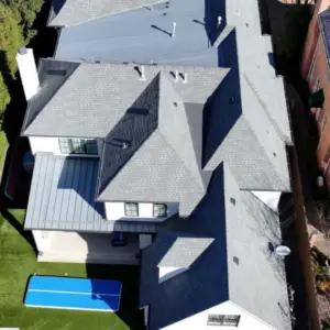 aerial image of home in Dallas