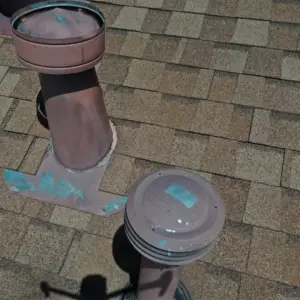 rusted outside pipes