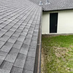 cleaned our gutters with gutter covers