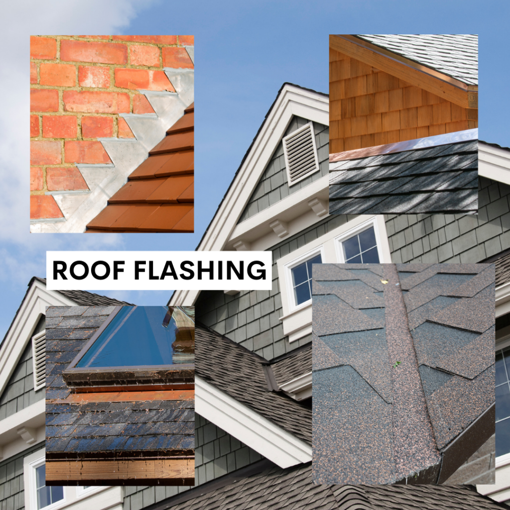 types of roof flashing
