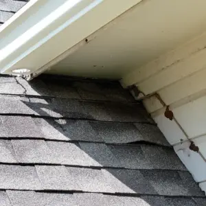 rodent was entering through the flashing
