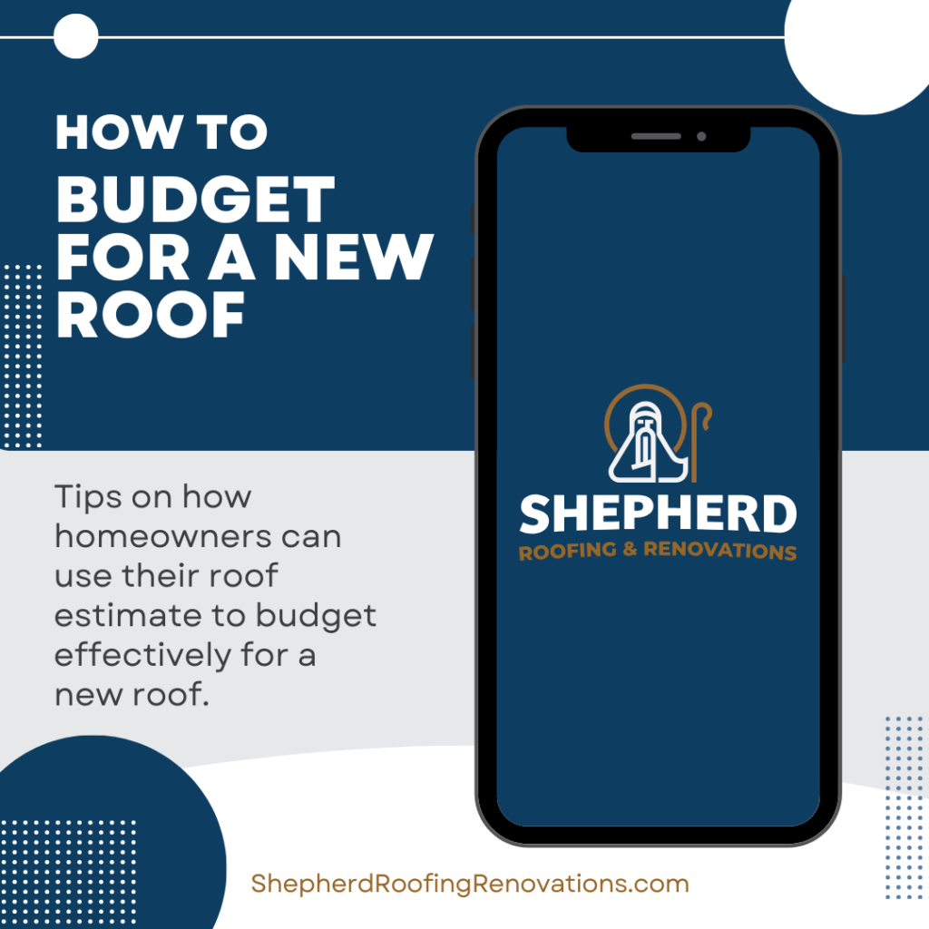 budgeting for a new roof estimate