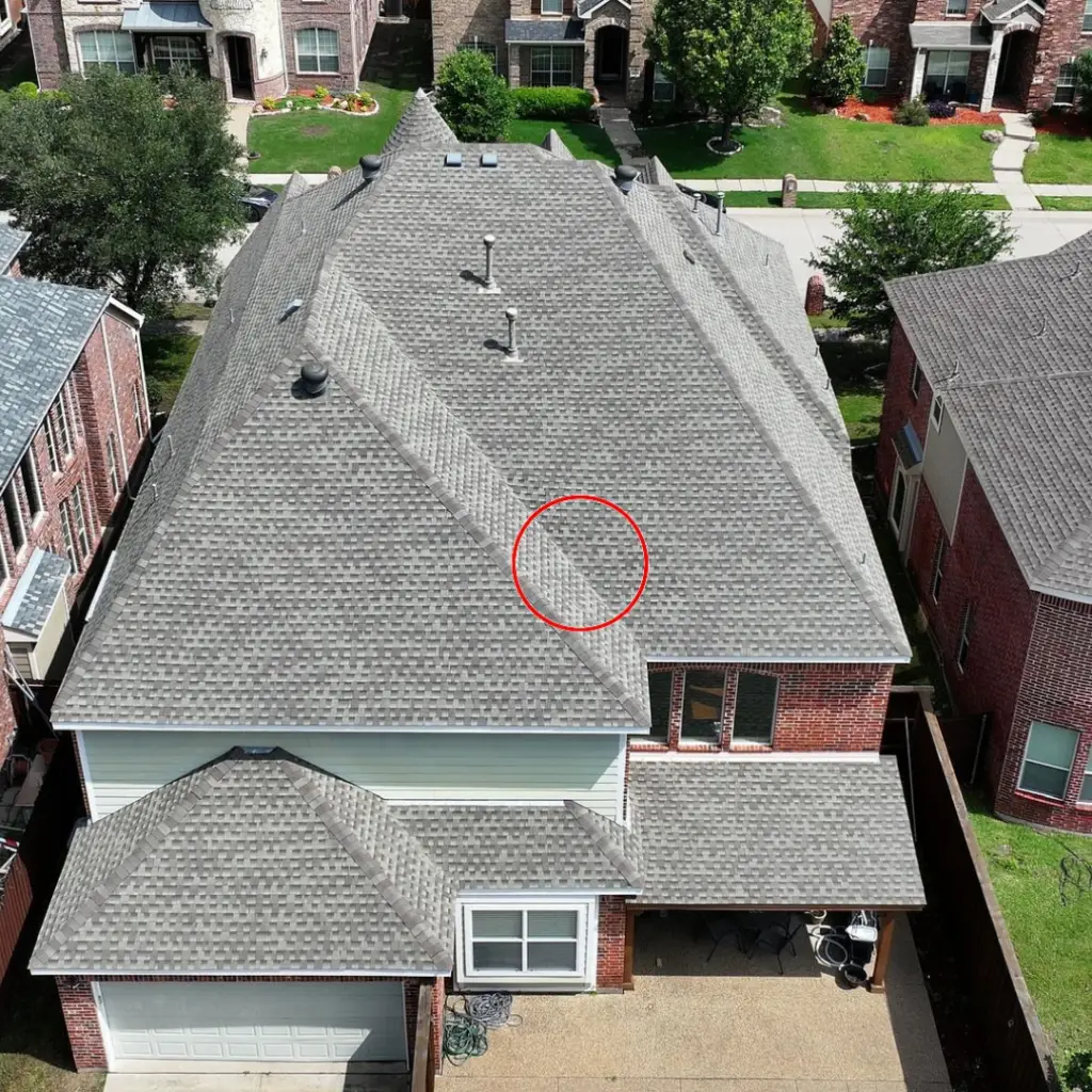 leak repair caused from heavy rain