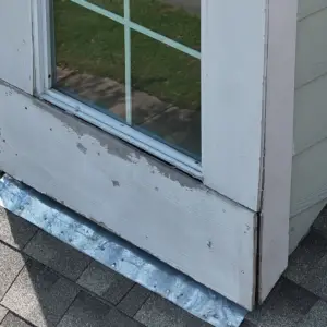 leak repair caused from heavy rain