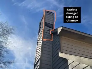 siding before with what to replace