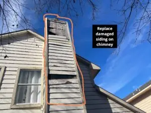 siding before with what to replace