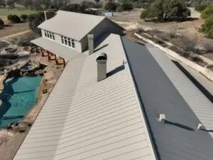 Standing seam metal roof valley leak repair in Goldthwaite, TX