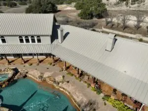 Standing seam metal roof valley leak repair in Goldthwaite, TX