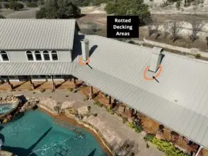 Standing seam metal roof valley leak repair in Goldthwaite, TX